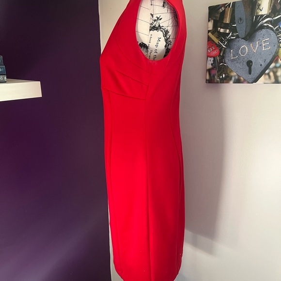 London Times Bright Red Dress - Picture 4 of 9